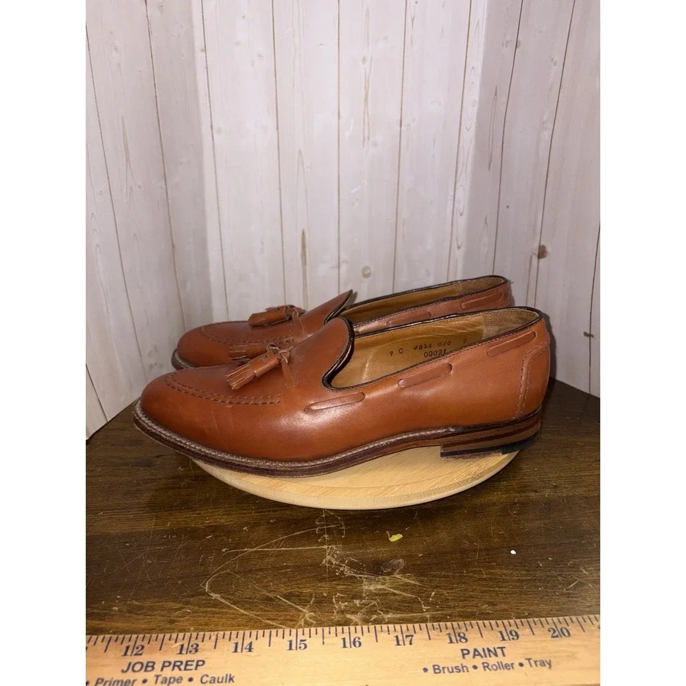 Alden For Brooks Brothers Tassel Loafers size 9 C Brown‎